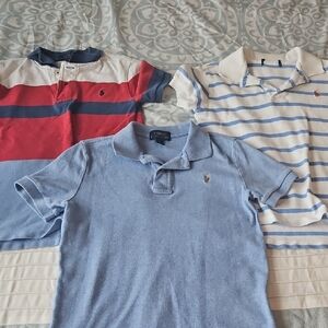 Polo by Ralph Lauren Kids Polo Shirt Trio - Red, Blue, and White